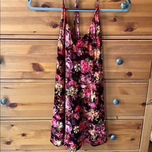 Velvet Floral American Threads Dress